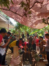 Bupati Gunungkidul Hadiri Gotong Royong Peletakan Batu Pertama Sumur Resapan di Padukuhan Ngejring